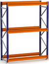 Wide Span Bulk Shelving Starter for Wire Deck - 144"h x 72"w x 24"d
