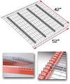 Wire Rack Deck, 42 x 52, 2" x 4" mesh, 4 channels - 3650 lbs. cap.