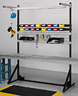 Over-Conveyor Assembly Stand, 64w x 72h