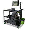 Powered Picking Workstation 26x48 w/ HD Inverter & (2) 100AH Batteries