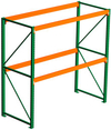 Pallet Rack Starter - 96w x 36d x 120h, 2 Beam Levels - 5080 Cap. Beams