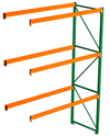 Seismic Pallet Rack - 42"D x 144"H x 96"W Adder, 3 Beam Levels, 5080 lb. Cap./Level