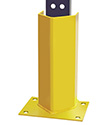 12"H Pallet Rack Post Protector - Yellow