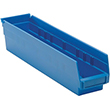 Shelf Bins - 17-7/8"L x 4-1/8"W x 4"H, Carton of 20