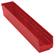 Shelf Bins - 23-5/8"L x 4-1/8"W x 4"H, Carton of 16