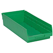 Shelf Bins - 17-7/8"L x 8-3/8"W x 4"H, Carton of 10