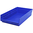 Shelf Bins - 17-7/8"L x 11-1/8"W x 4"H, Carton of 8