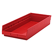 Shelf Bins - 23-5/8"L x 11-1/8"W x 4"H, Carton of 6
