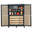 Bin Cabinet - 60W" x 24"D x 84"H w/ 185 Bins & 3 Shelves