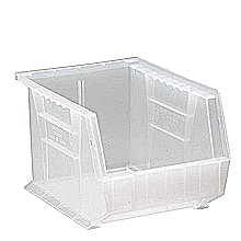 Clear View Bins - 10-3/4" x 8-1/4" x 7", Carton of 6