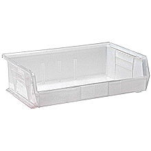 Clear View Bins - 10-7/8" x 16-1/2" x 5", Carton of 6