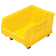 Mobile Jumbo Stackable Containers - 23-7/8"D x 16-1/2"W x 11"H