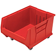 Mobile Jumbo Stackable Containers - 23-7/8"D x 18-1/4"W x 12"H