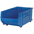 Mobile Jumbo Stackable Containers - 29-7/8"D x 18-1/4"W x 12"H