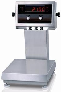 IQ Plus 2100 Digital Bench Scale - 10" x 10", w/ 12" Column, 5 lbs Cap - 115 VAC