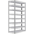 Record Storage Shelving - 69"W x 30"D x 181-1/2"H, 8 Shelves, With Decking