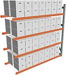 Record Archive Storage Rack - Adder with 4 Shelves - 96w x 36d x 96h - 4,000 lbs./Shelf Cap.