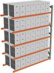 Record Archive Storage Rack - Adder with 5 Shelves - 96w x 36d x 120h - 4,000 lbs./Shelf Cap.