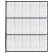 120"W x 12'H Panel & 2"W Post - 122" Overall Width