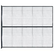 120"W x 8'H Panel & 2"W Post - 122" Overall Width