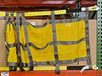 Rack Safety Straps w/ Sliding Mesh Panel - for Teardrop or Slotted Rack