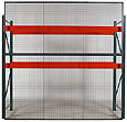 Wire Mesh Rack Backing, 8' Wide x 8' High