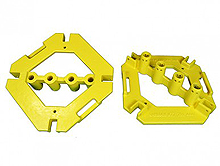 RailGuard 200 Base Plate - Safety Yellow