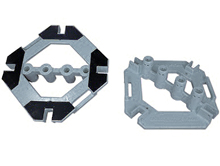 RailGuard 200 Base Plate - Galvanized, Padded