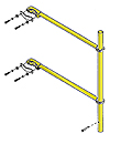 RailGuard 200 Grab Bar 30" Adapter Kit