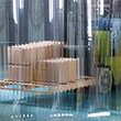 Vinyl Strip Door - 10' x 10' - 12" x .216 Scratch-Guard Strips, MaxBullet HTP Silver Hardware