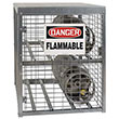 Cylinder Safety Cabinet, 30.5"W x 30.5"D x 35.5"H - Stores 4 Horizontal Cylinders