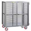 Mesh Security Truck - Adjustable Center Shelf, 24"D x 48"W