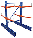 Standard Duty Cantilever Rack - Double Sided, 60"W x 84"D x 81"H, 800 lbs. Capacity Per Level