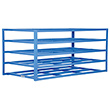 Horizontal Sheet Rack - 5-shelf, 54-1/2"W x 48"H x 102-3/4"L, 2,000 lb. Capacity