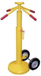 4-handle Spin Lift Stabilizing Trailer Jack - Square Top Plate, 57-1/2" Lift Height
