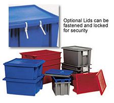 Lids for Model No. SNT 200 Stack & Nest Totes - Carton of 6