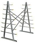 Horizontal Bar & Pipe Storage Rack - A-frame, 7 Levels, 61"W x 36"W x 66"H, 2,000 lbs. Capacity