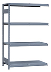 Medium Duty Mini-Rack Shelving - 48" W x 24" D x 75"H, Adder w/ 4 Shelves & Steel Decking