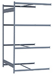 Medium Duty Mini-Rack Shelving - 48" W x 48" D x 87" H, Adder w/ 4 Shelves