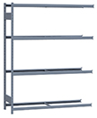 Medium Duty Mini-Rack Shelving - 60" W x 18" D x 75"H, Adder w/ 4 Shelves