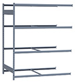 Medium Duty Mini-Rack Shelving - 60" W x 36" D x 75"H, Adder w/ 4 Shelves