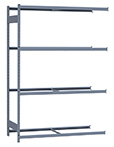Medium Duty Mini-Rack Shelving - 60" W x 24" D x 87" H, Adder w/ 4 Shelves