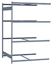 Medium Duty Mini-Rack Shelving - 60" W x 48" D x 87" H, Adder w/ 4 Shelves