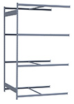 Medium Duty Mini-Rack Shelving - 60" W x 48" D x 99" H, Adder w/ 4 Shelves