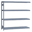Medium Duty Mini-Rack Shelving - 72" W x 18" D x 75"H, Adder w/ 4 Shelves & Steel Decking