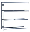 Medium Duty Mini-Rack Shelving - 72" W x 24" D x 75"H, Adder w/ 4 Shelves