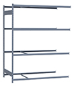 Medium Duty Mini-Rack Shelving - 72" W x 36" D x 87" H, Adder w/ 4 Shelves
