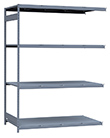 Medium Duty Mini-Rack Shelving - 72" W x 36" D x 99" H, Adder w/ 4 Shelves & Steel Decking