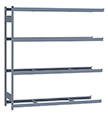Heavy Duty Mini-Rack Shelving - 72" W x 18" D x 75"H, Adder w/ 4 Shelves
