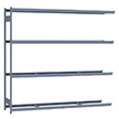 Heavy Duty Mini-Rack Shelving - 96" W x 18" D x 87" H, Adder w/ 4 Shelves